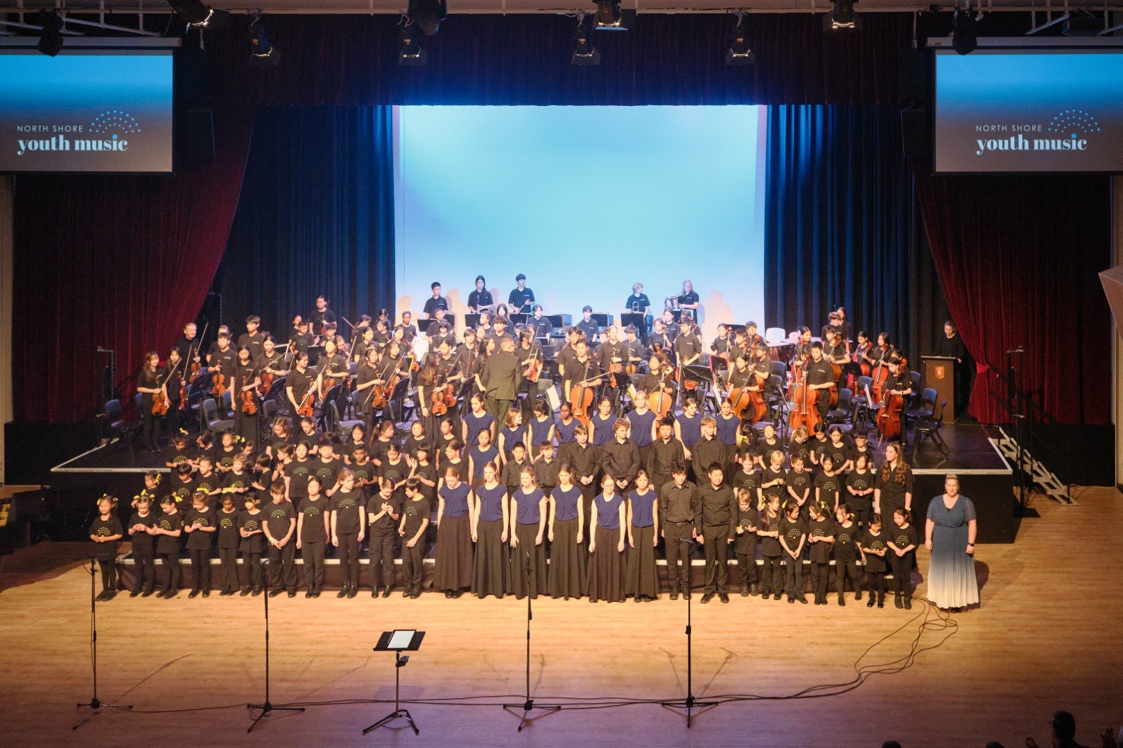 North Shore Youth Music combined ensembles, 2025